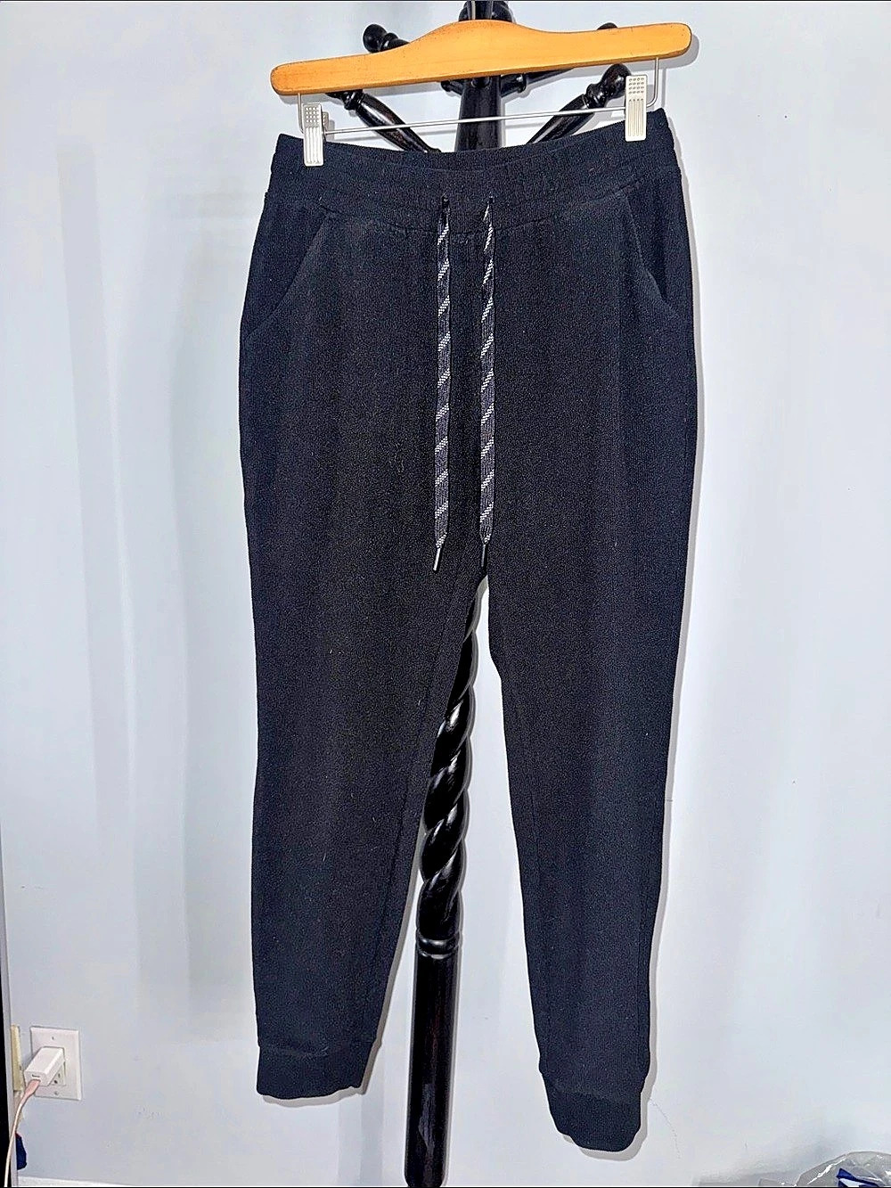 Marc New York Ribbed Midweight Jogger Black Size Small 9.T